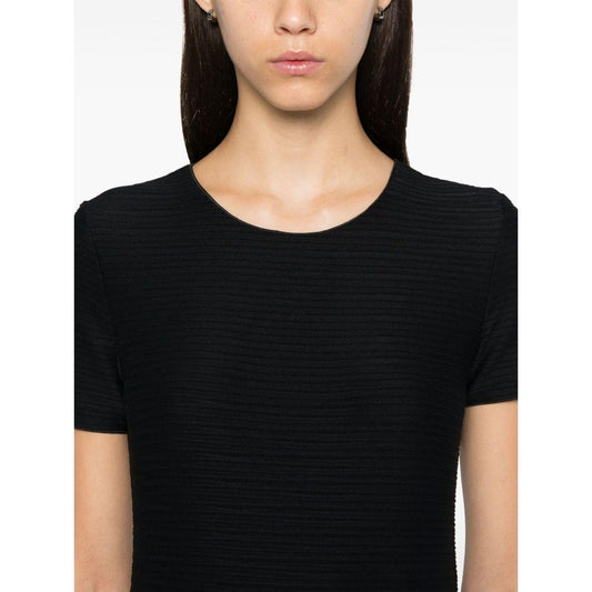 Emporio Armani T-shirts and Polos Black Topwear Emporio Armani