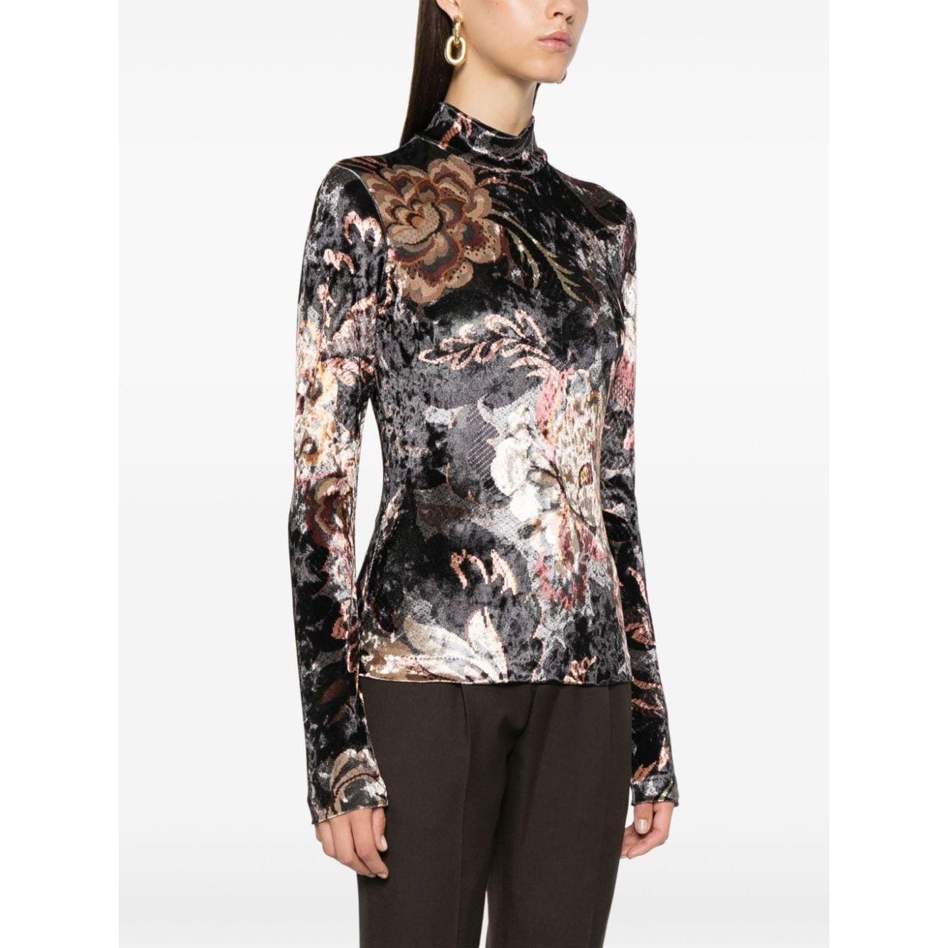 Etro Sweaters Black Topwear Etro