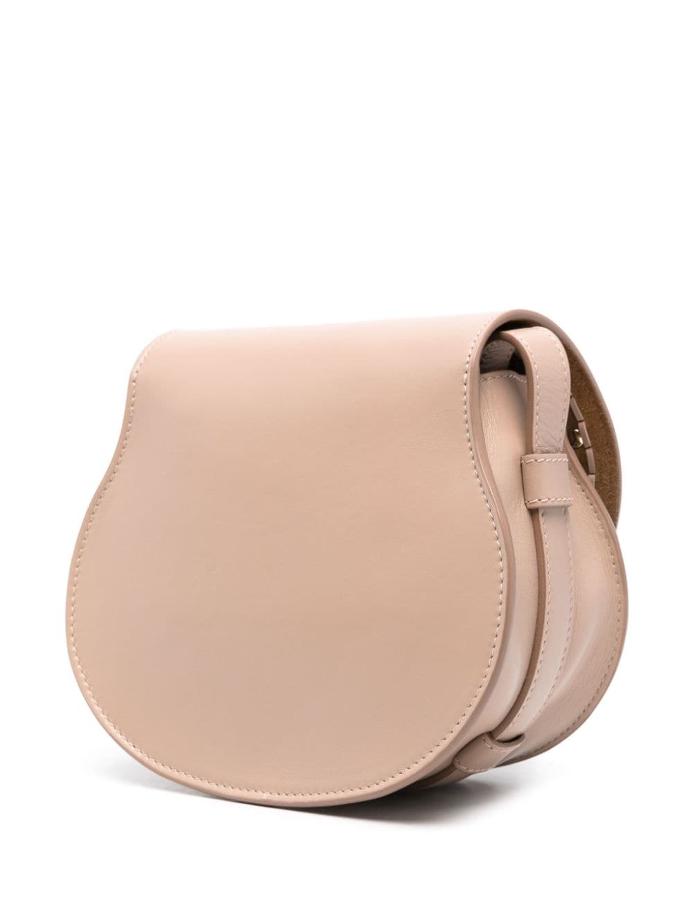 Chloè Marcie Saddle Crossbody Bag Powder