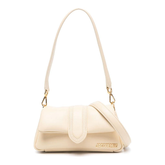 JACQUEMUS ivory white lambskin padded Bag Shoulder JACQUEMUS