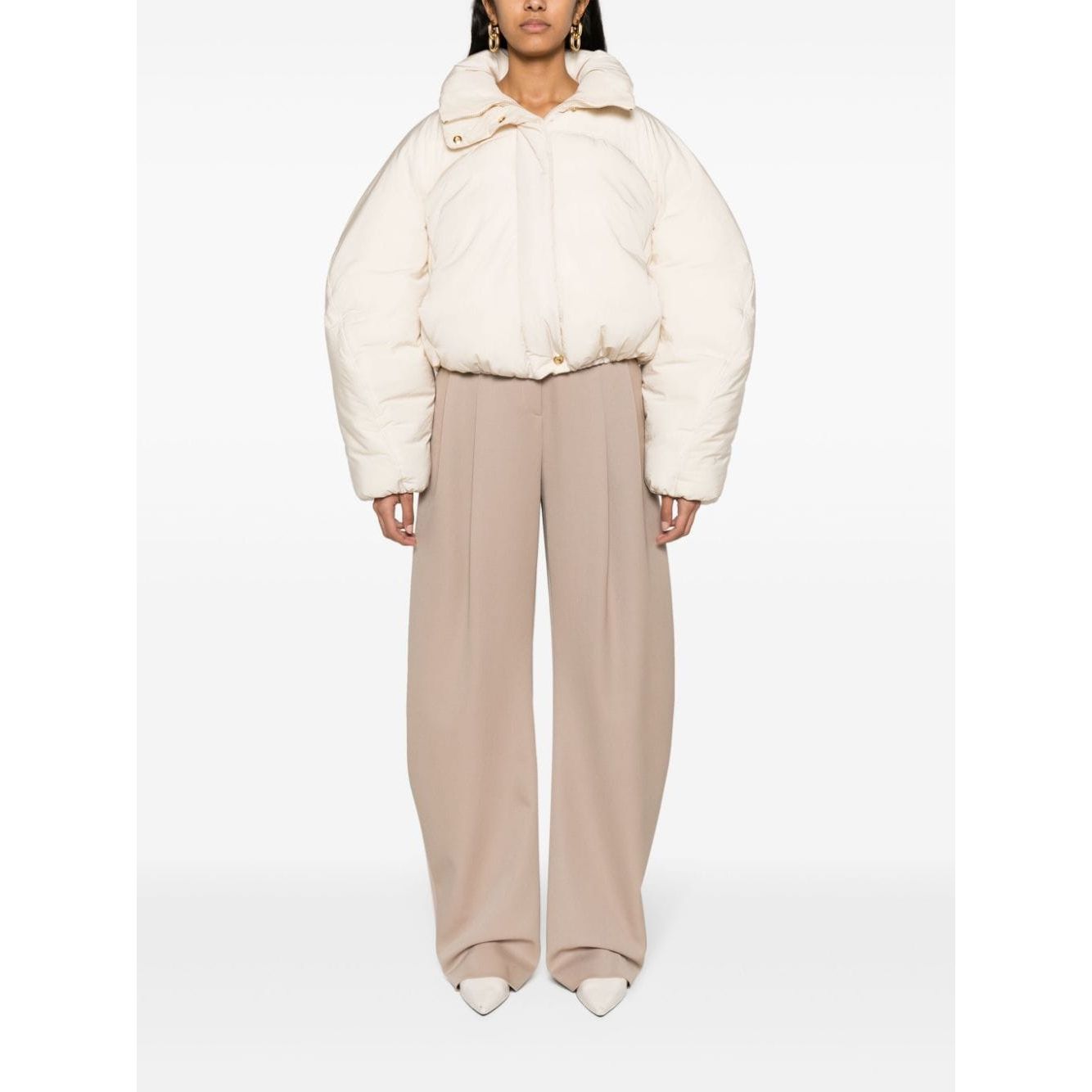 JACQUEMUS Coats White Jackets JACQUEMUS