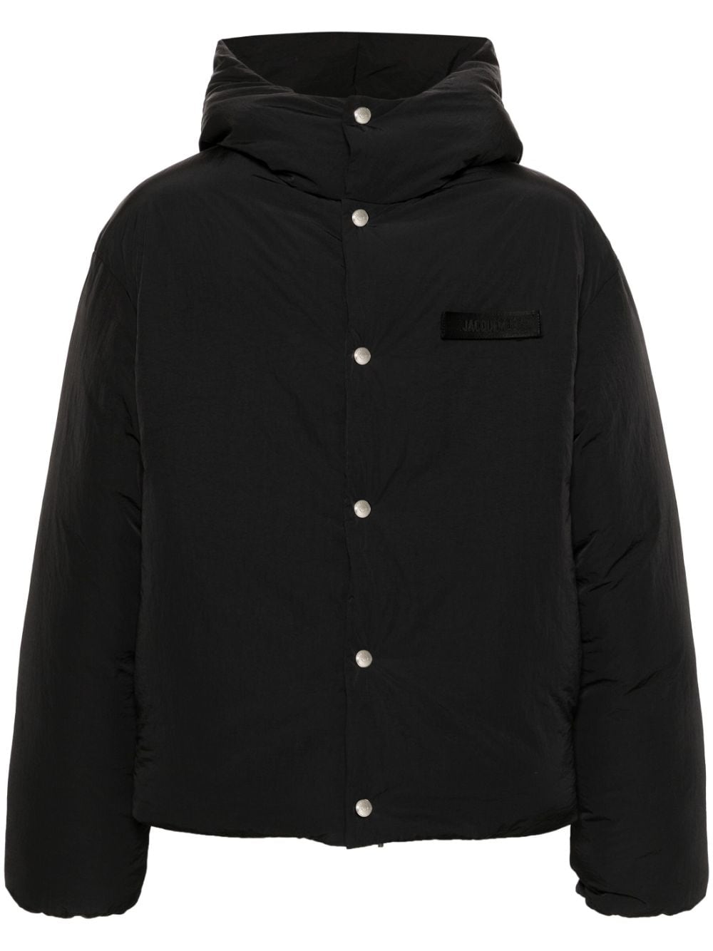 JACQUEMUS black shell padded design men Coats Jackets JACQUEMUS