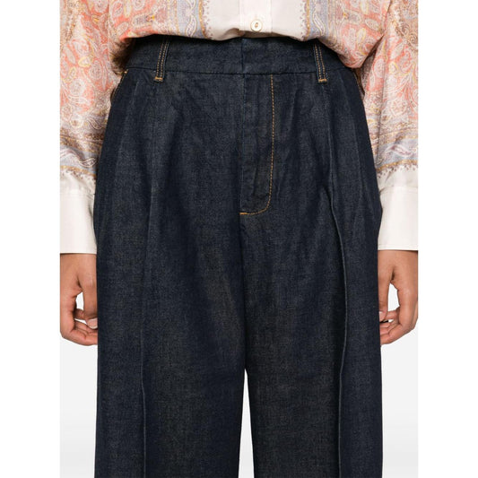 Zimmermann Trousers Blue Trousers Zimmermann