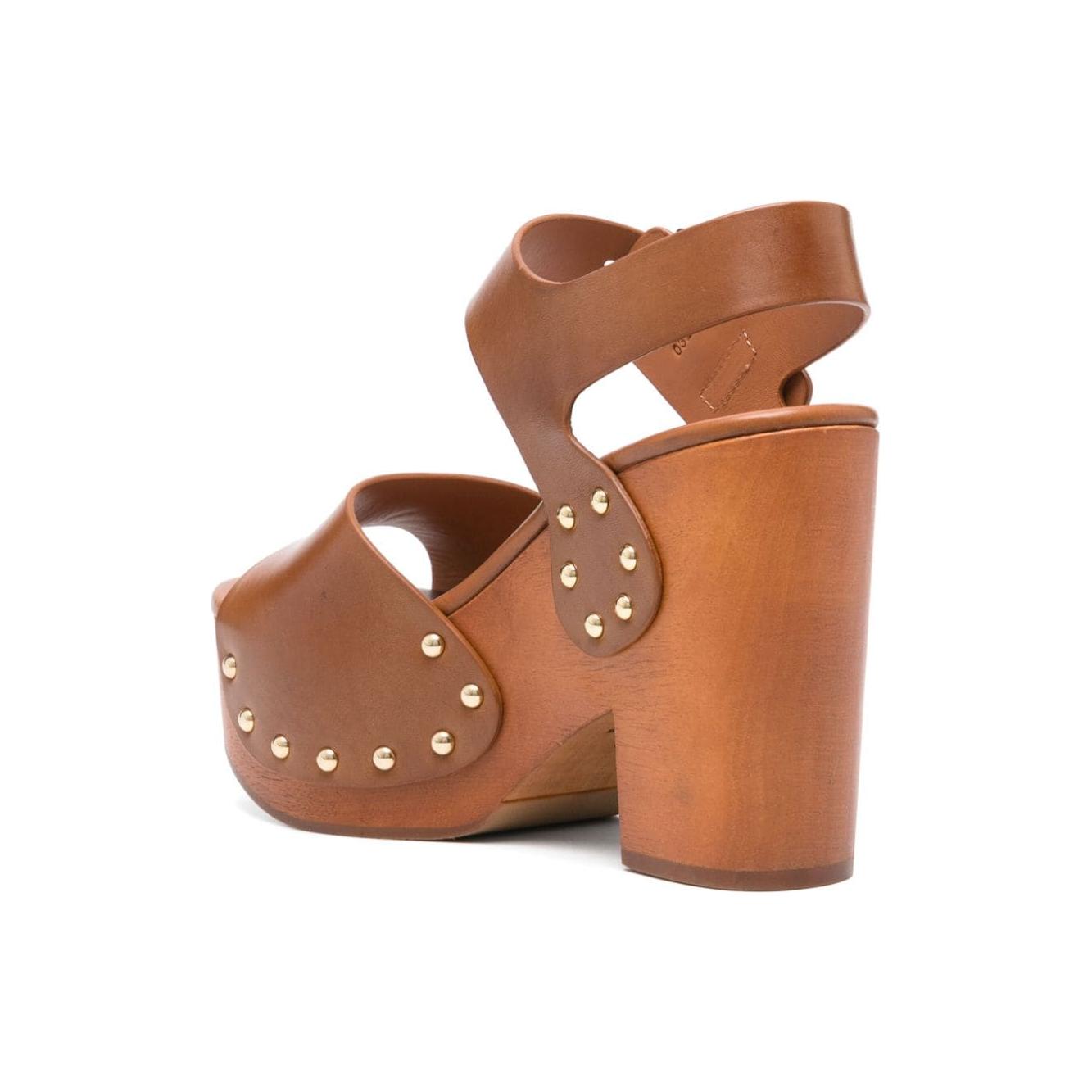 Chloè Sandals Leather Brown Sandals Chloè