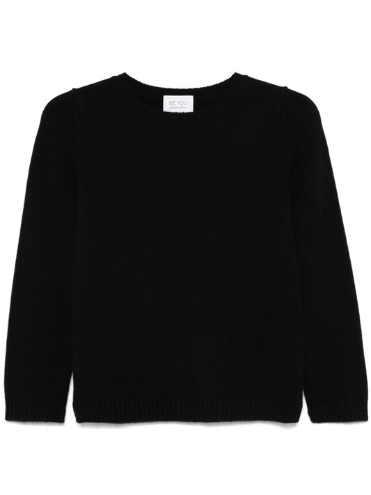 BEYOU Sweaters Black Topwear Beyou