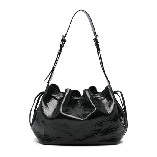 Givenchy Pumpkin Black Lambskin Patent Bag Shoulder Givenchy