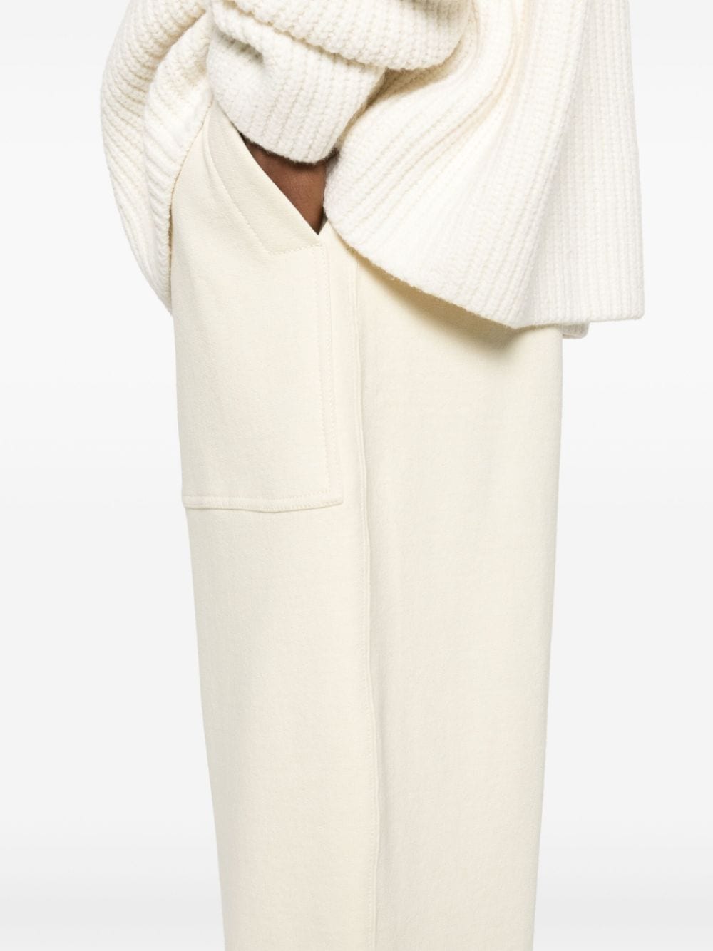 Jil Sander Trousers White