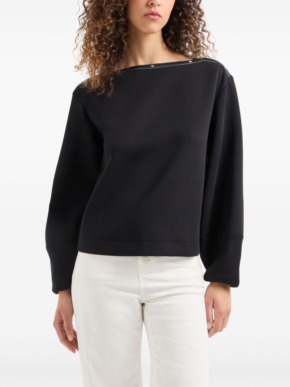 Emporio Armani Sweaters Black Topwear Emporio Armani