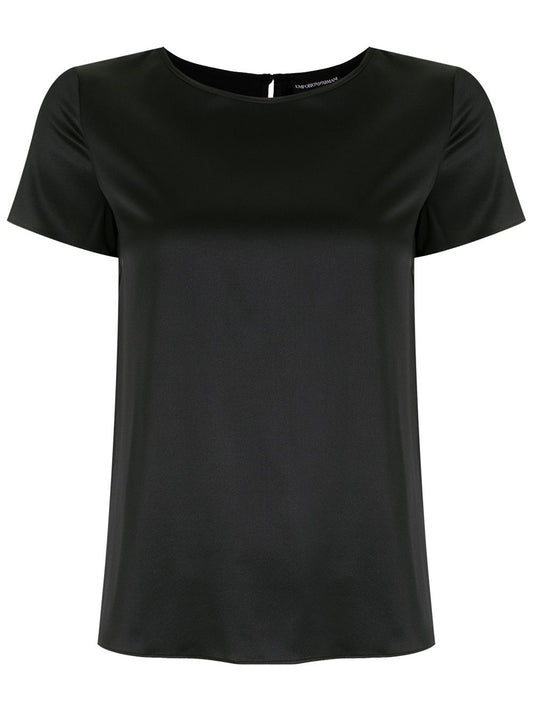 Emporio Armani Top Black Topwear Emporio Armani