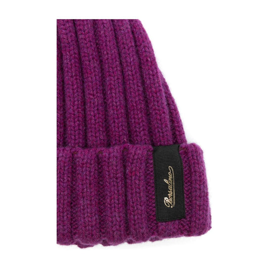 Borsalino cashmere Hats Purple Scarves Hats & Gloves Borsalino