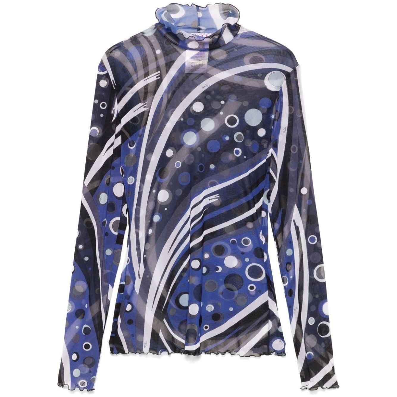 Pucci Sweaters Blue Topwear Pucci