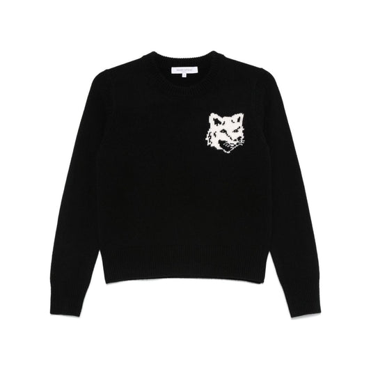 MAISON KITSUNE' Sweaters Black Topwear Maison Kitsune