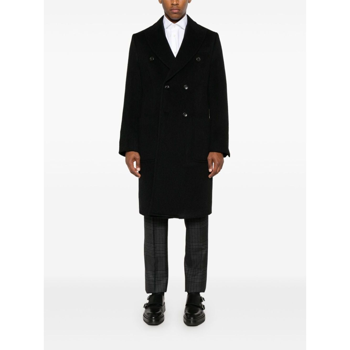 Emporio Armani  wool blend Men Coats Black Jackets Emporio Armani