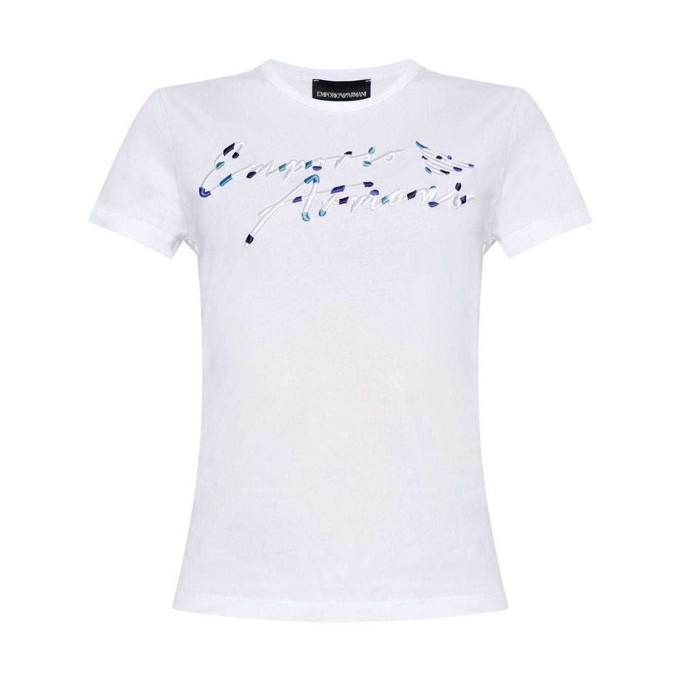 Emporio Armani T-shirts and Polos White Topwear Emporio Armani