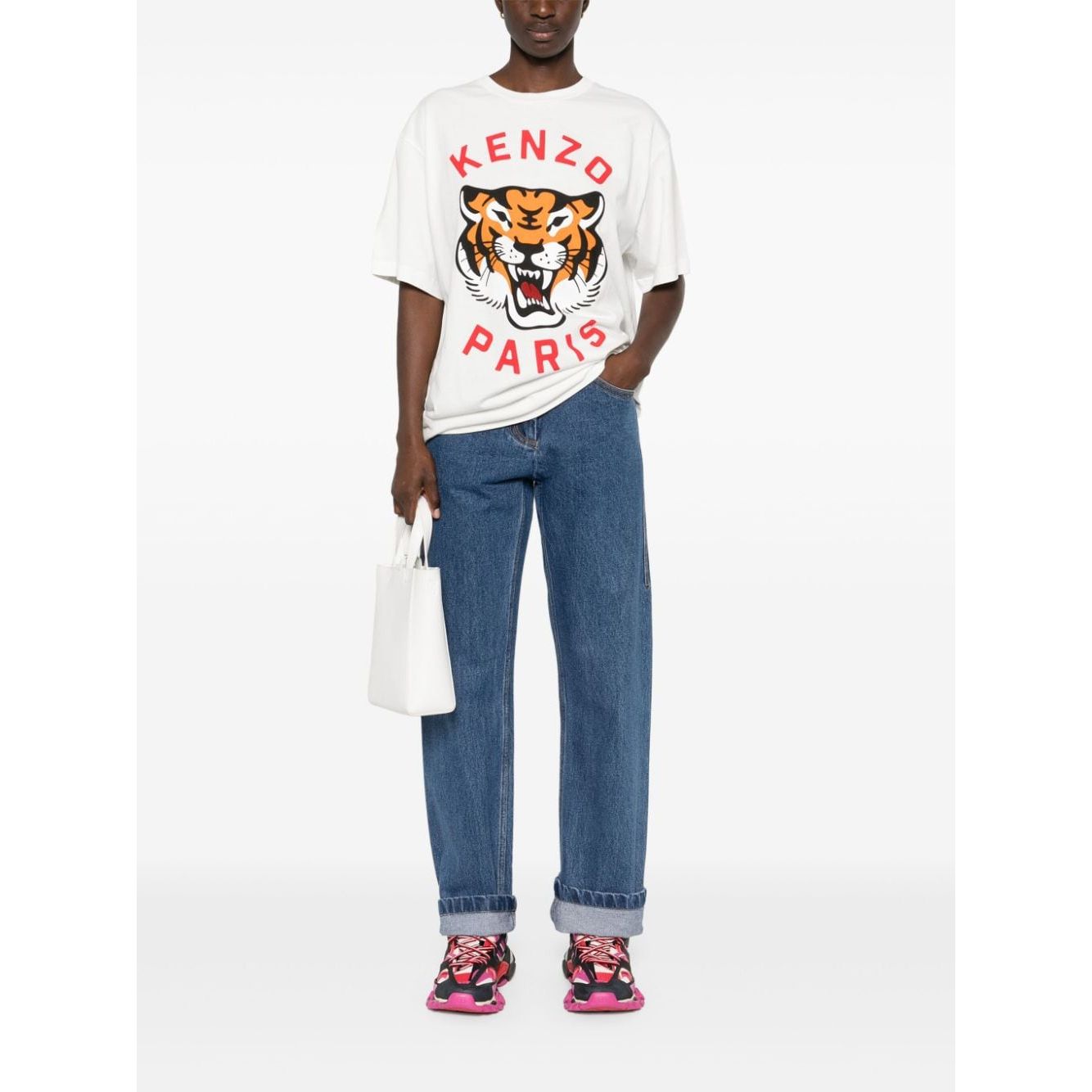 Kenzo T-shirts and Polos White Topwear Kenzo