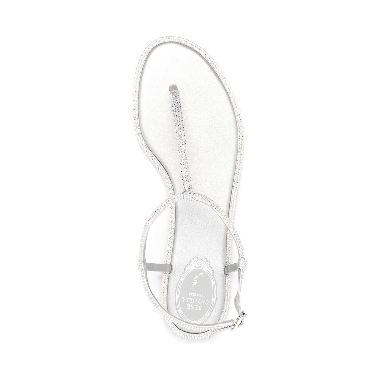 RENE' CAOVILLA Sandals Silver Sandals Rene' Caovilla