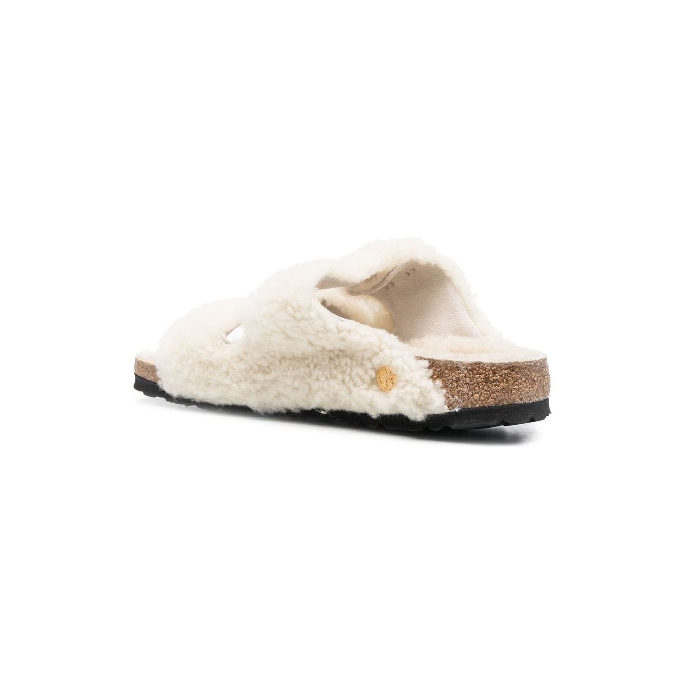 Birkenstock  shearling double-strap Sandals White Sandals Birkenstock