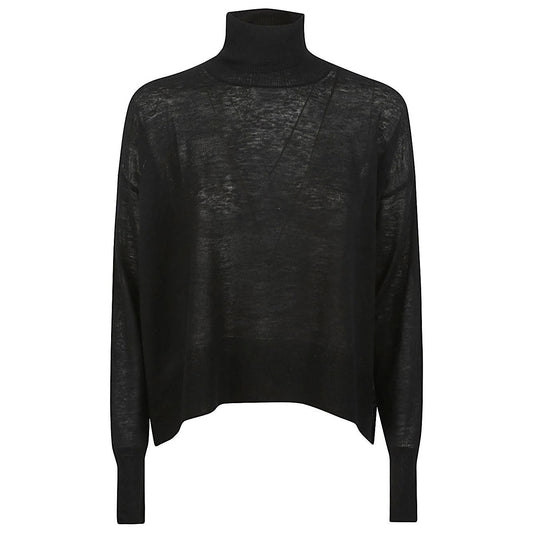 CT PLAGE Sweaters Black Topwear Ct Plage