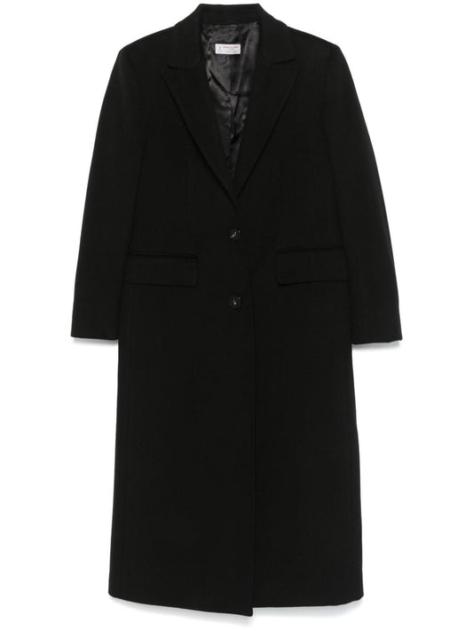 Alberto Biani virgin wool Women Coats Black Jackets Alberto Biani