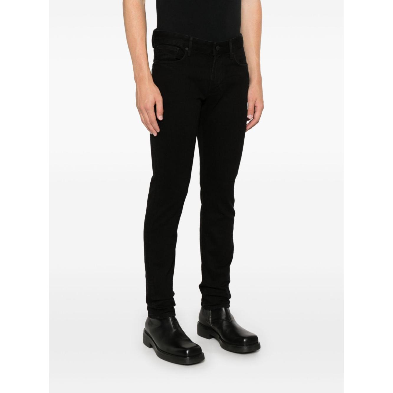 Emporio Armani  stretch-cotton Men Jeans Black Jeans Emporio Armani