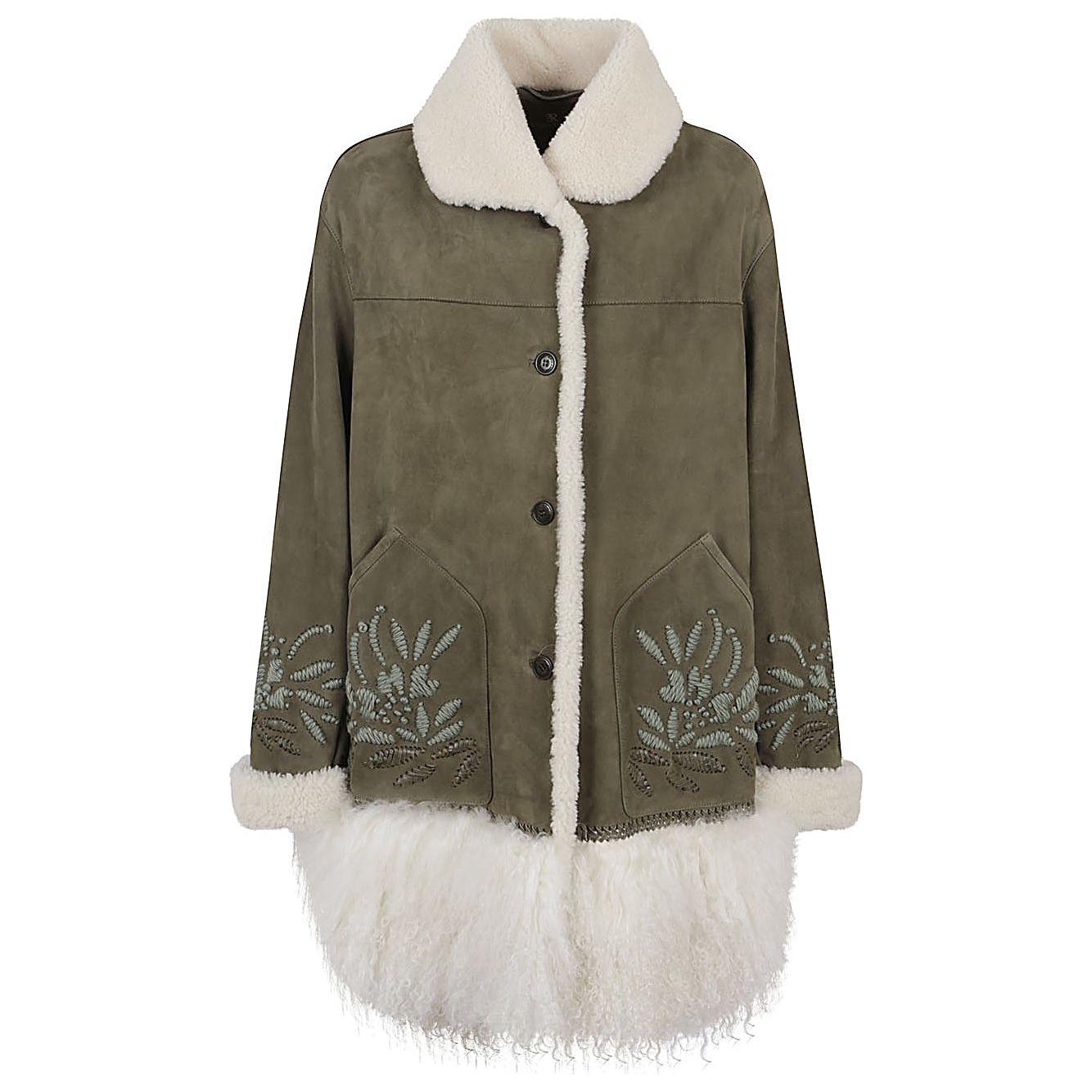 Ermanno Scervino Coats Green Jackets Ermanno Scervino