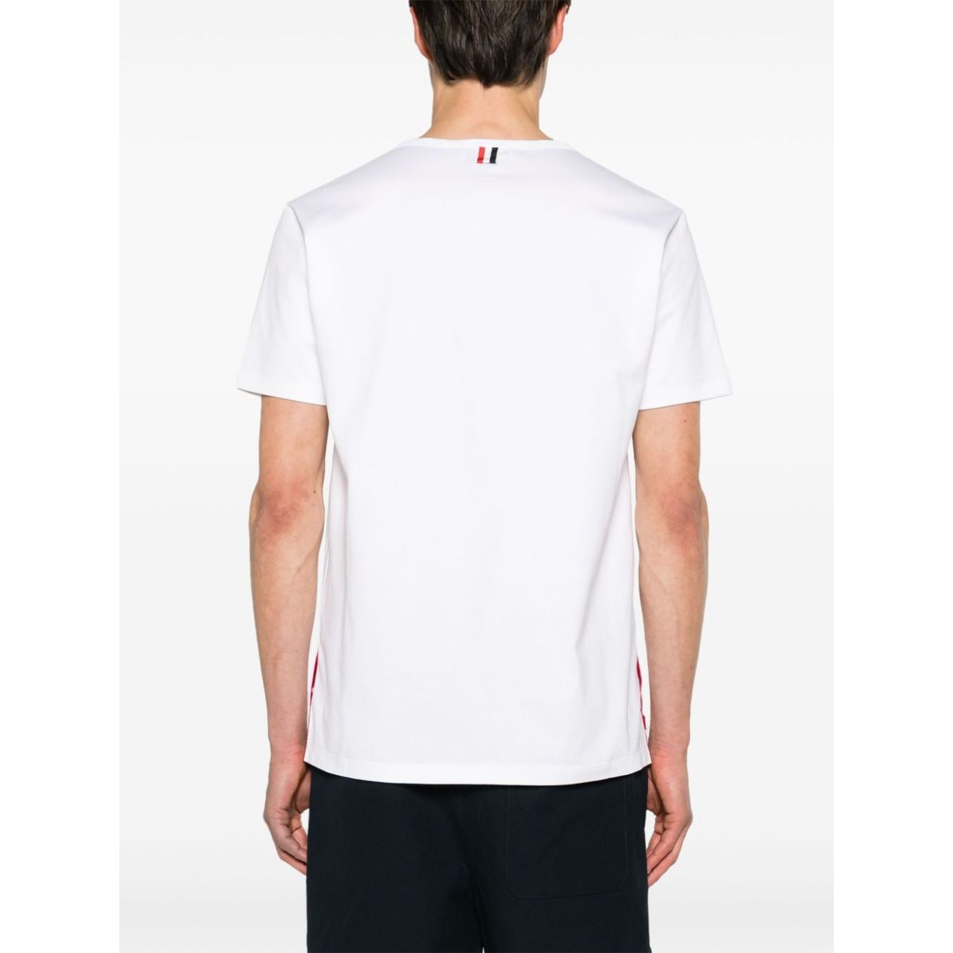 Thom Browne T-shirts and Polos White Topwear Thom Browne