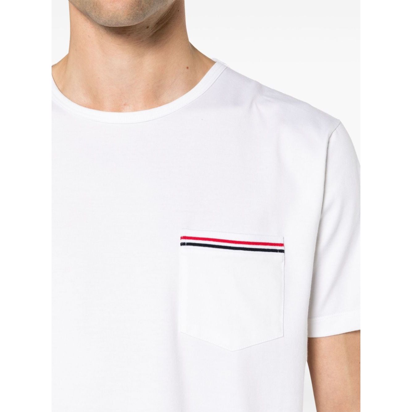 Thom Browne T-shirts and Polos White Topwear Thom Browne