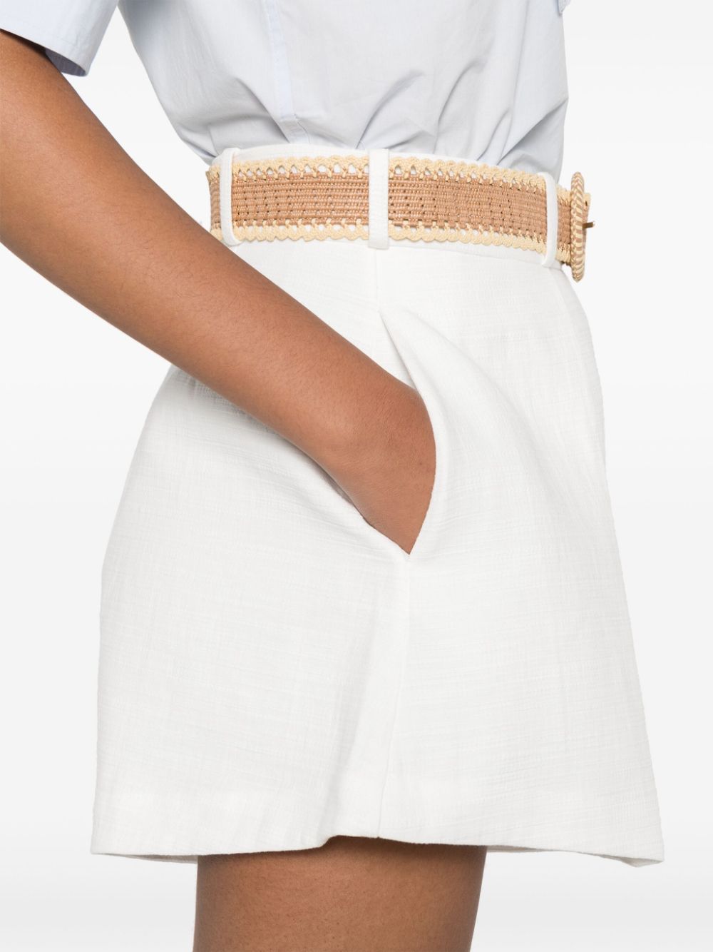 Zimmermann Shorts White Short trousers Zimmermann