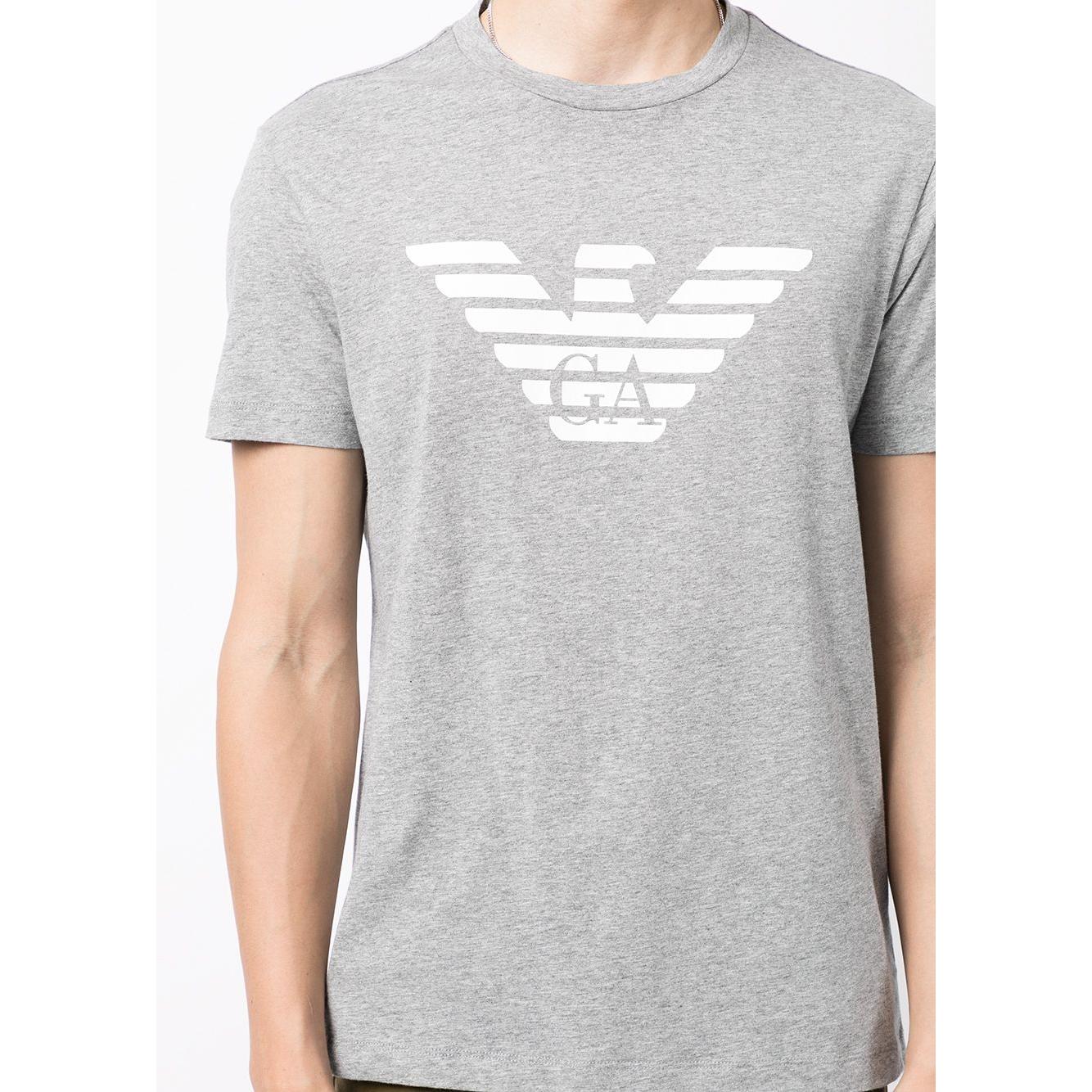 Emporio Armani T-shirts and Polos Grey Topwear Emporio Armani