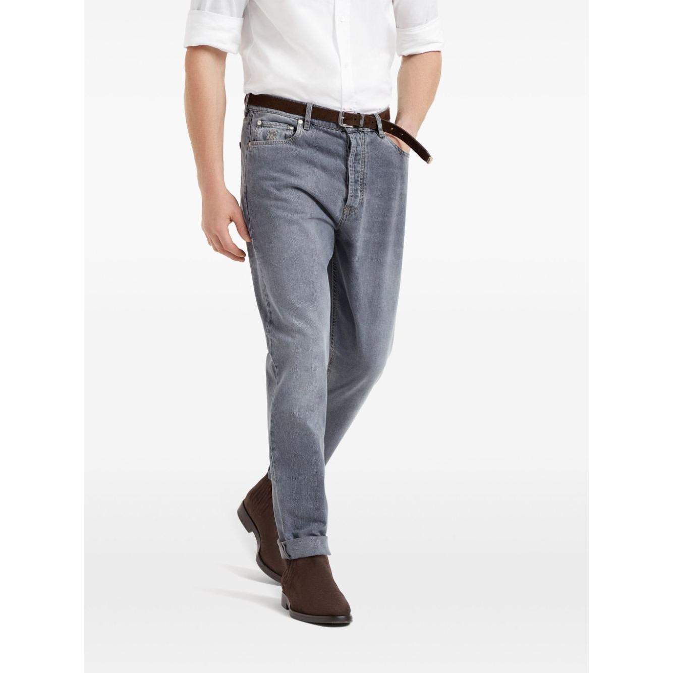 Brunello Cucinelli Jeans Grey Jeans Brunello Cucinelli