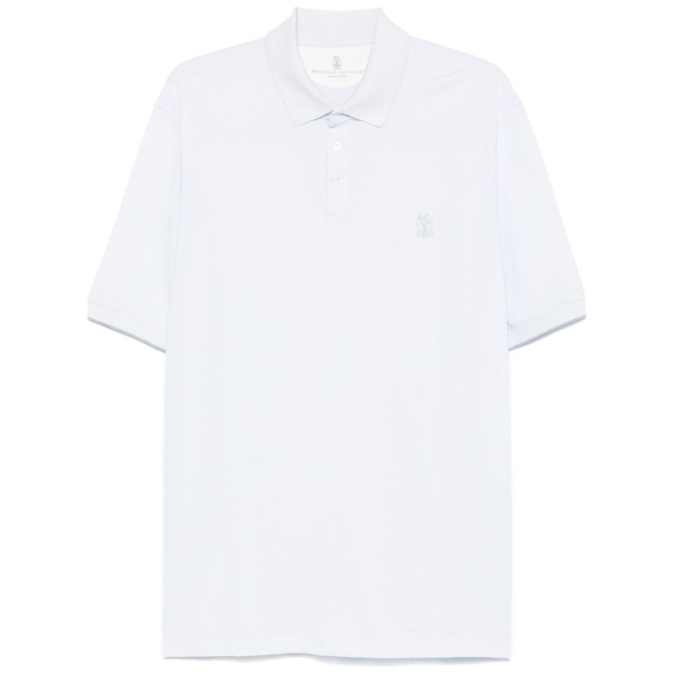 Brunello Cucinelli T-shirts and Polos Clear Blue Topwear Brunello Cucinelli