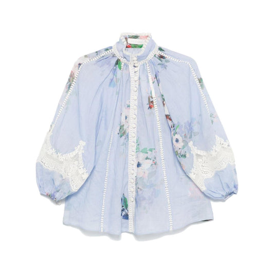 Zimmermann Shirts Clear Blue Shirts Zimmermann