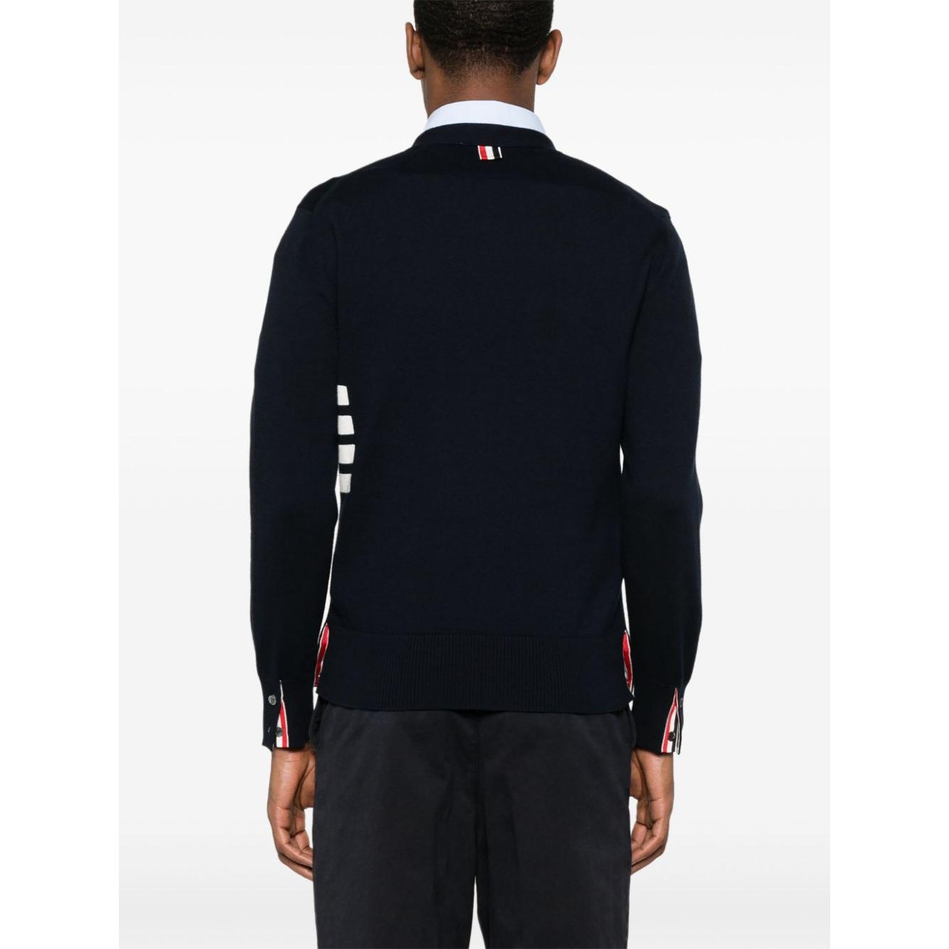 Thom Browne Sweaters Blue Topwear Thom Browne