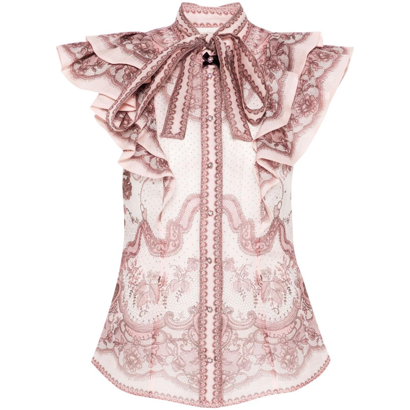 Zimmermann Top Pink Topwear Zimmermann