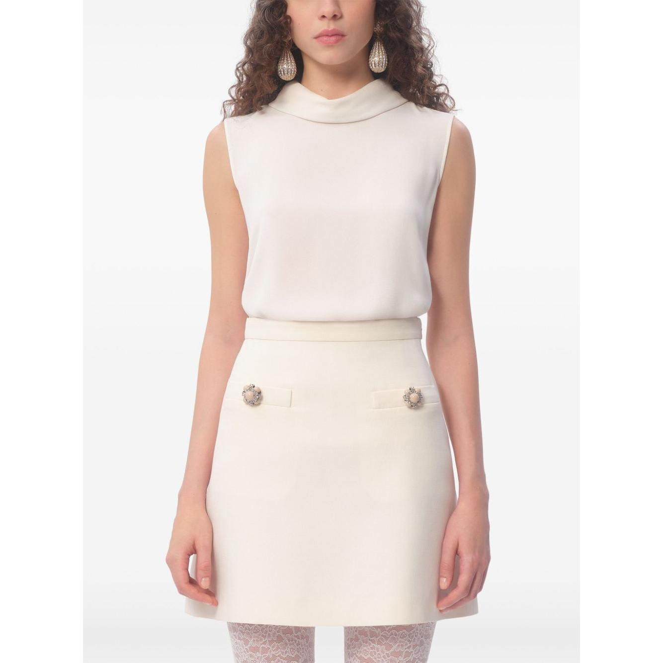 Valentino Top Ivory Topwear Valentino