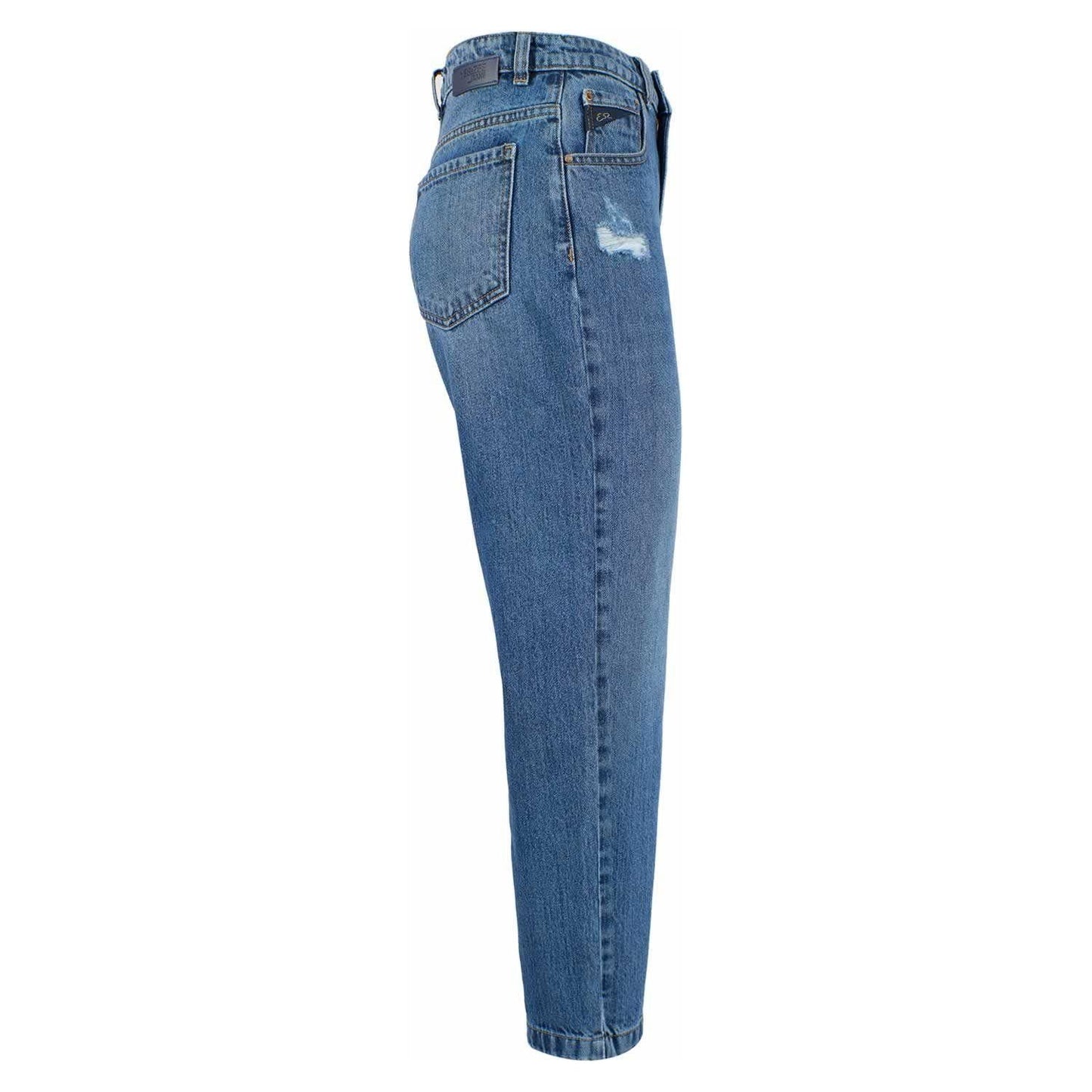 Yes Zee Blue Cotton Women Jeans Yes Zee