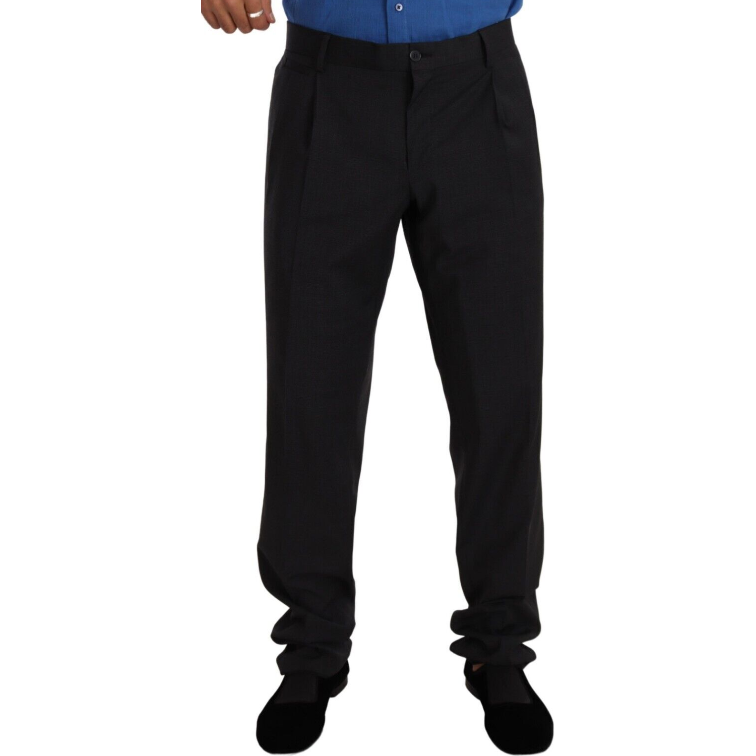 优雅灰色正装男士长裤