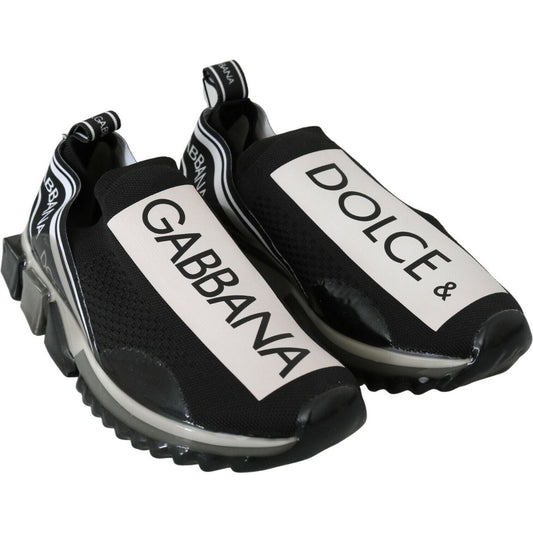 Dolce & Gabbana Dapper Black Casual Sport Sneakers Dolce & Gabbana