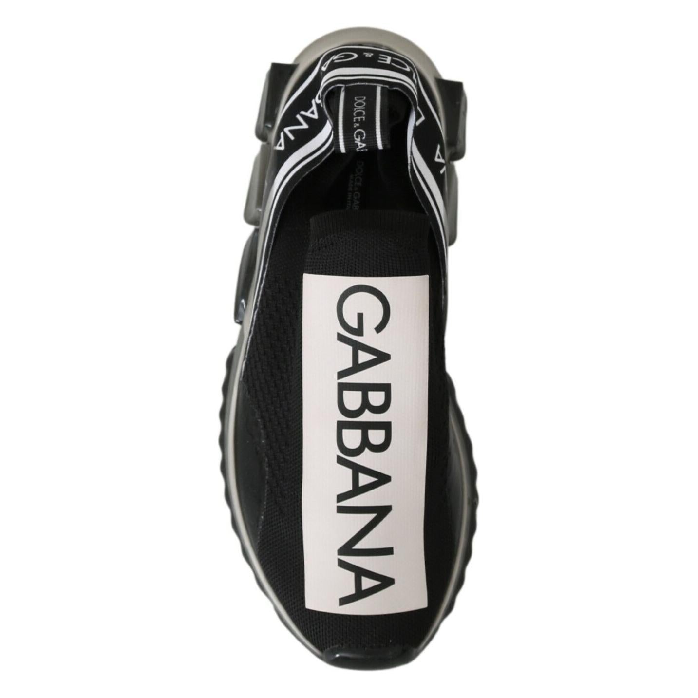 Dolce & Gabbana Dapper Black Casual Sport Sneakers Dolce & Gabbana