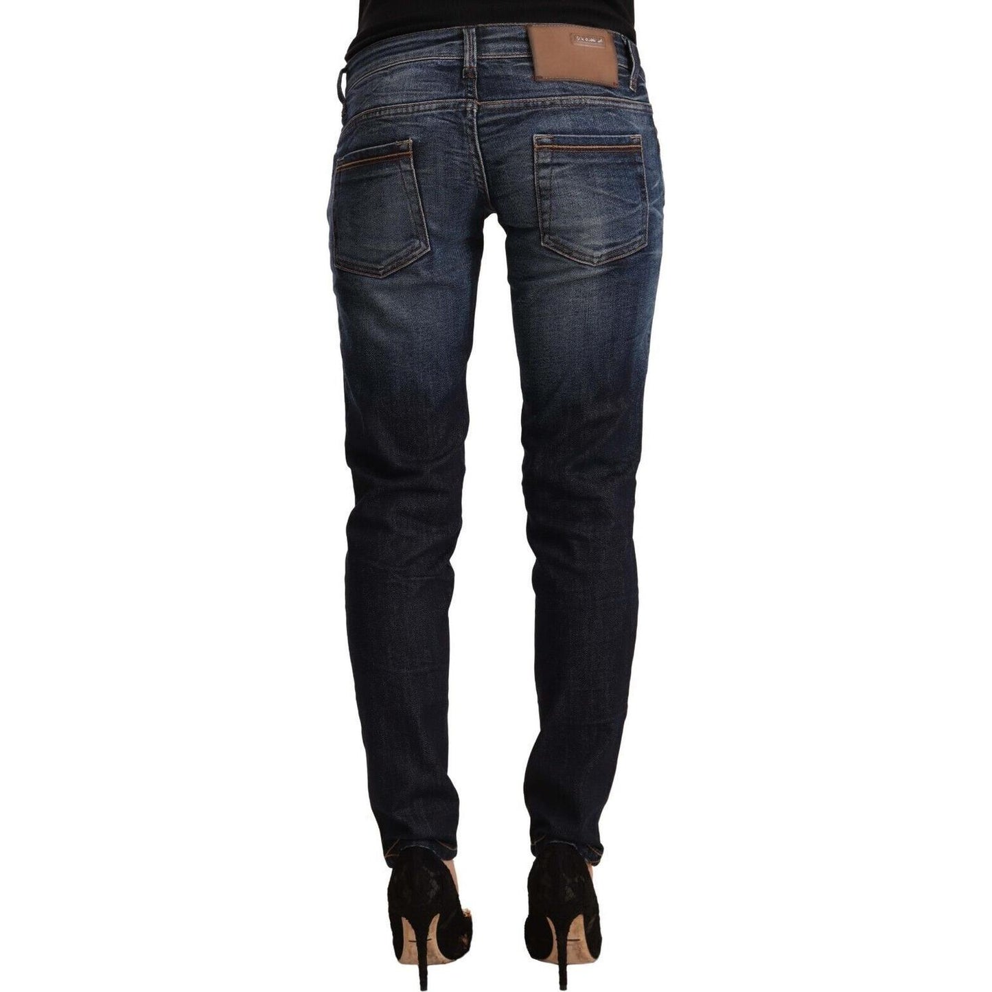 Acht Chic Low Waist Skinny Denim Jeans Acht