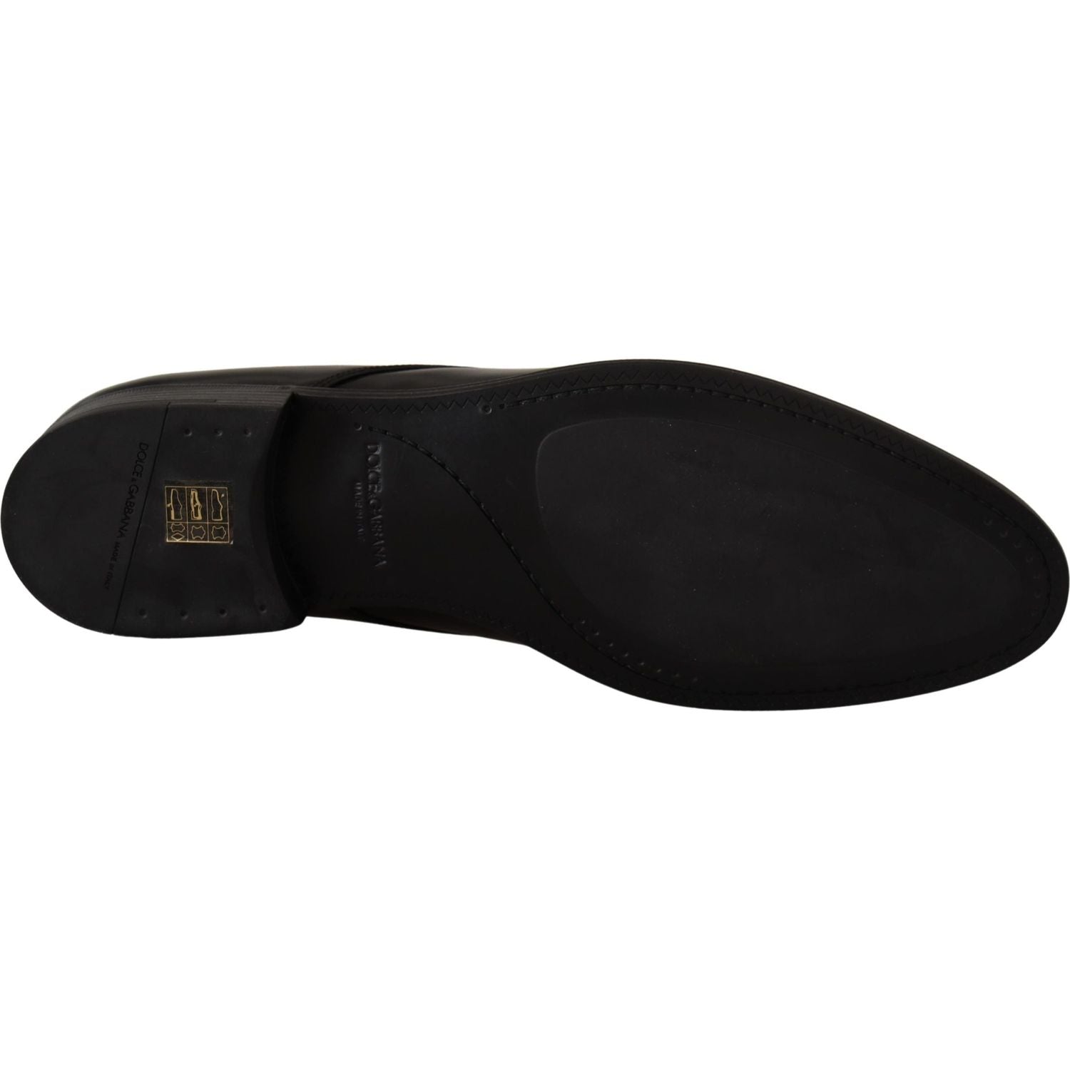 优雅黑色皮革德比鞋