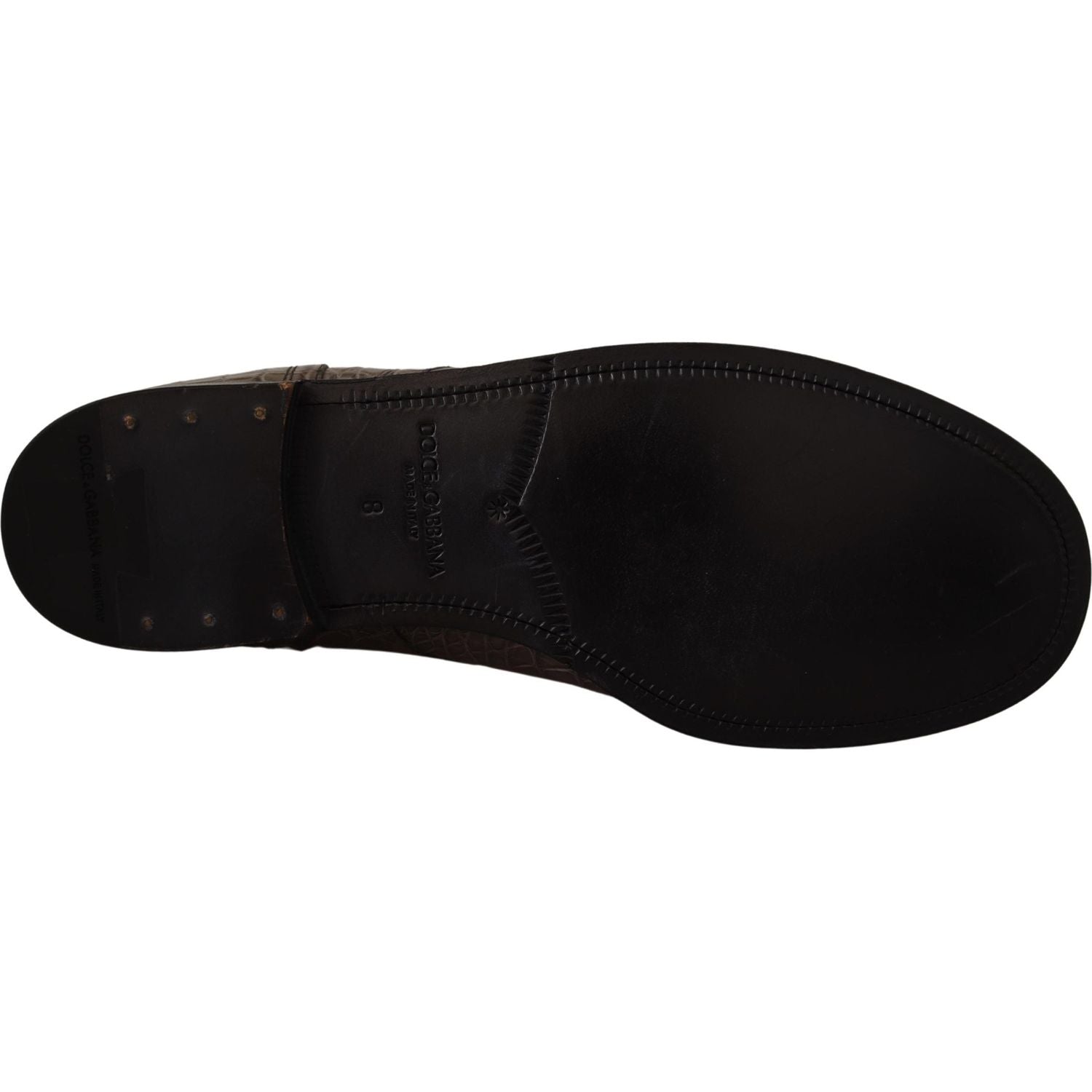 优雅的鳄鱼德比布洛克靴