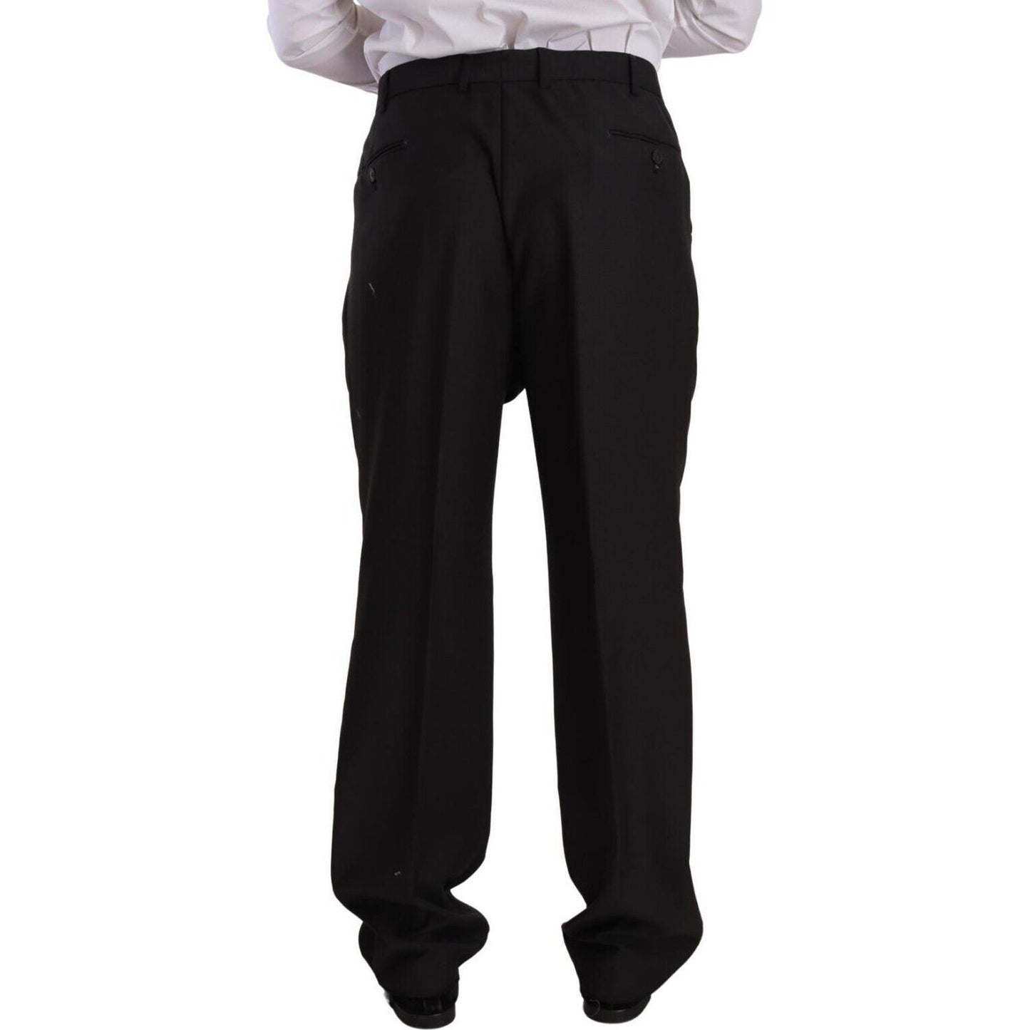 Domenico Tagliente Gray Polyester Single Breasted Formal Suit Domenico Tagliente