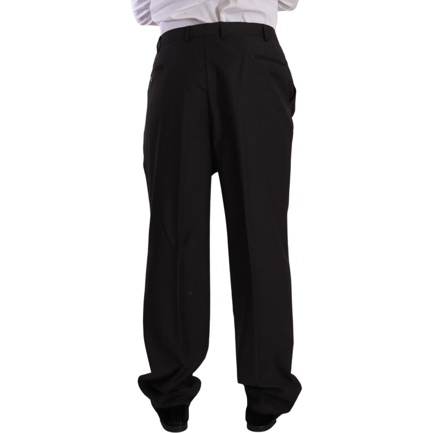 Domenico Tagliente Gray Polyester Single Breasted Formal Suit Domenico Tagliente