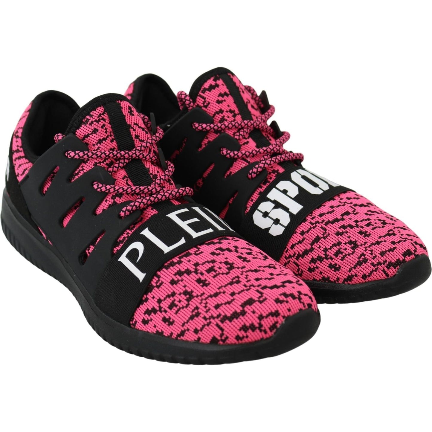 Plein Sport Chic Pink Blush Athletic Sneakers Plein Sport