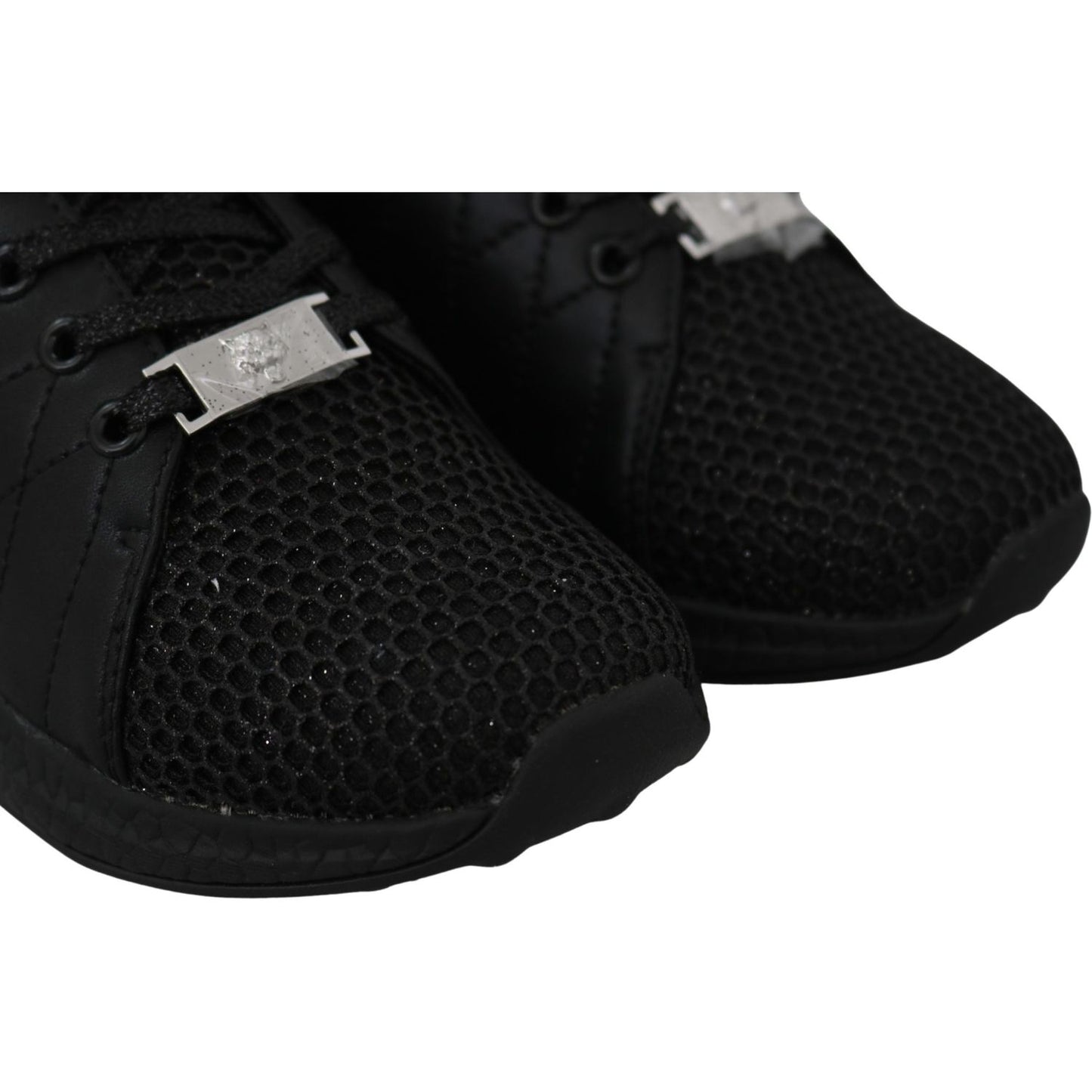 Plein Sport Exquisite Black Runner Gisella Sports Sneakers Plein Sport