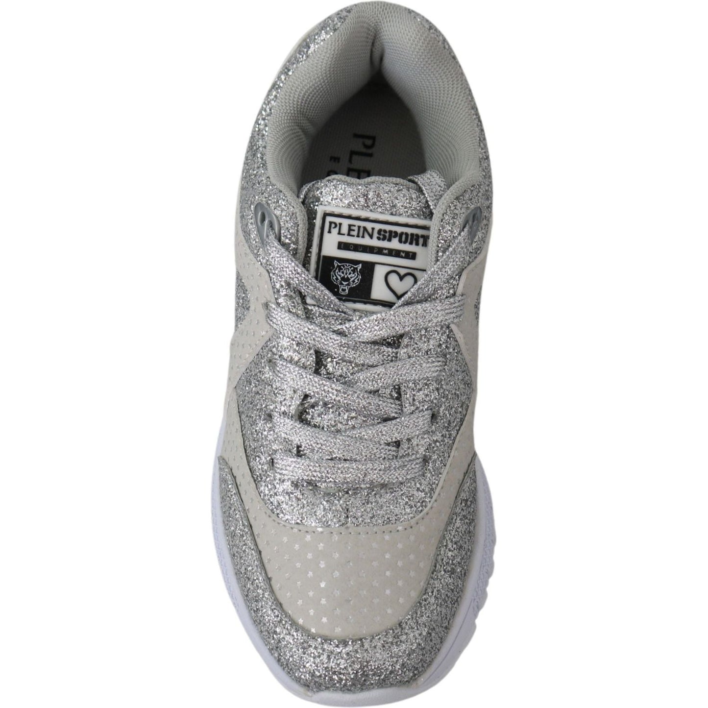 Plein Sport Chic Silver Runner Jasmines Sneakers Plein Sport