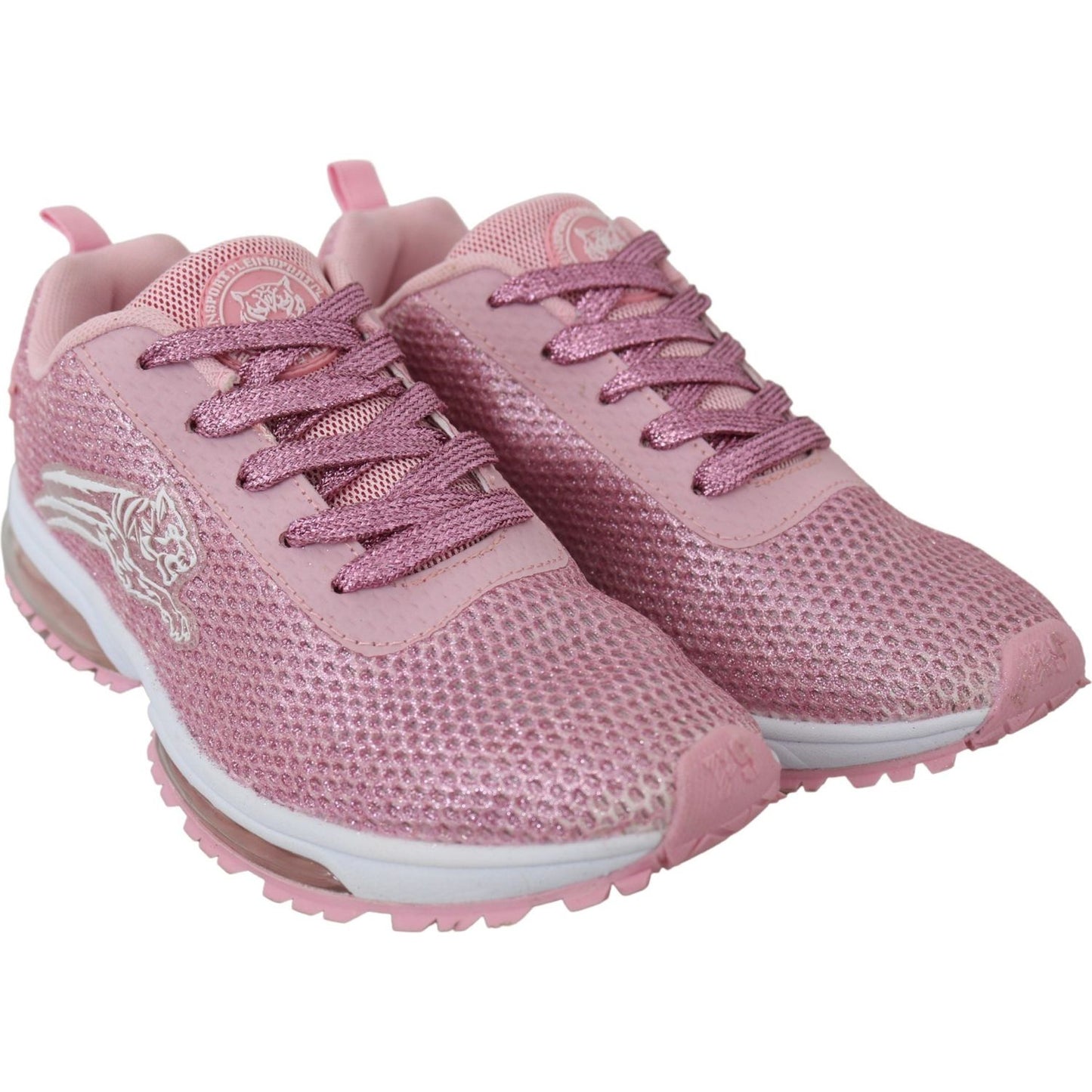 Plein Sport Chic Powder Pink High-Craft Sneakers Plein Sport