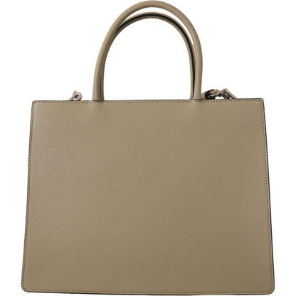 Karl Lagerfeld Sage Green Polyurethane Tote Shoulder Bag