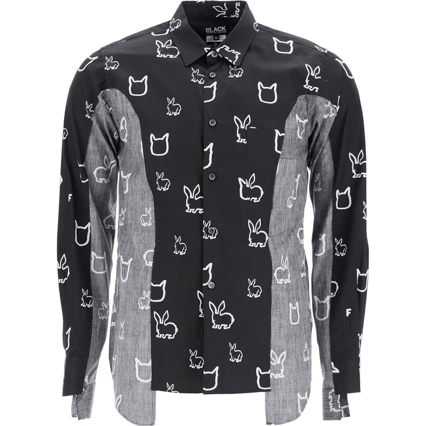 COMME DES GARCONS BLACK "shirt with inside-out Shirts COMME DES GARCONS BLACK